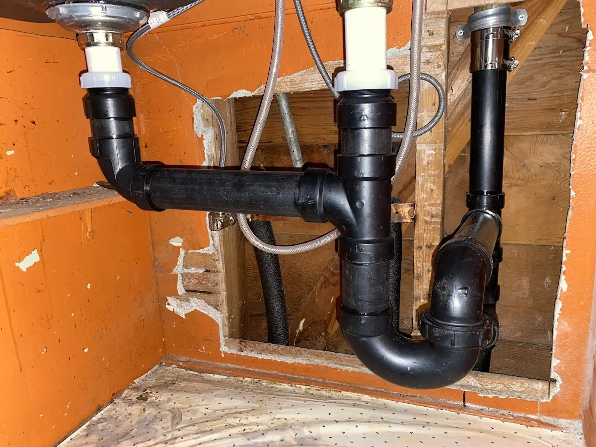 Professional Repiping Services equipment and tools on the job in Garner